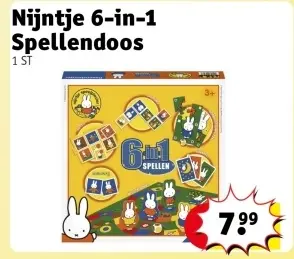 Aanbieding: Nijntje 6-in-1 Spellendoos