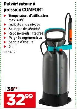 Offre: Pulvérisateur à pression préalable 5 L GARDENA