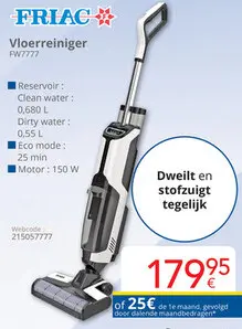 Promotie: Vloerreiniger