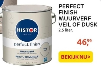 Aanbieding: PERFECT FINISH MUURVERF VEIL OF DUSK