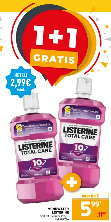 Promotie: Mondwater