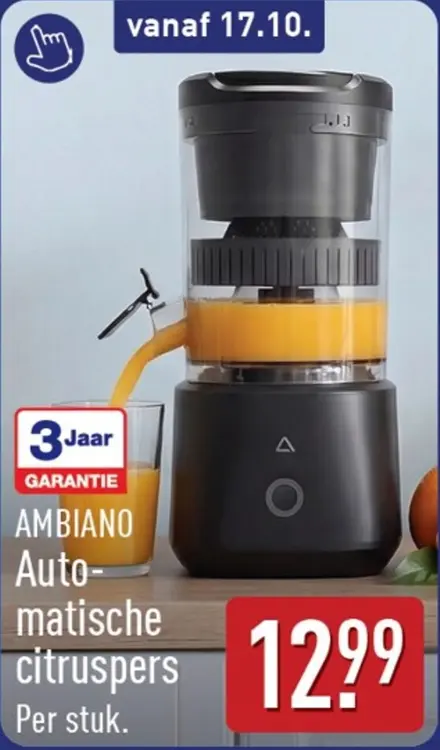 Aanbieding: Automatische citruspers