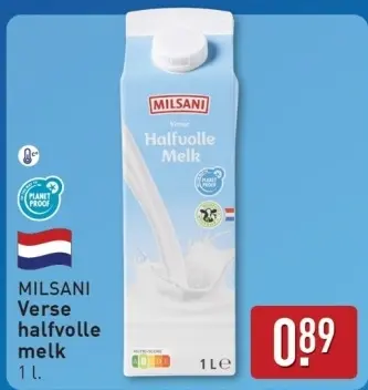 Aanbieding: Verse halfvolle melk