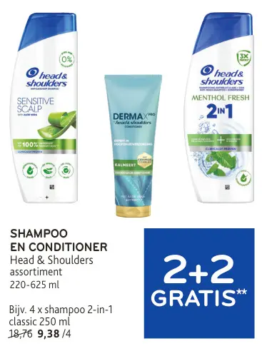 Promotie: Shampoo en conditioner