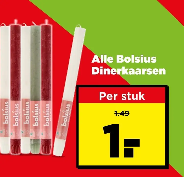 Aanbieding: Dinerkaarsen