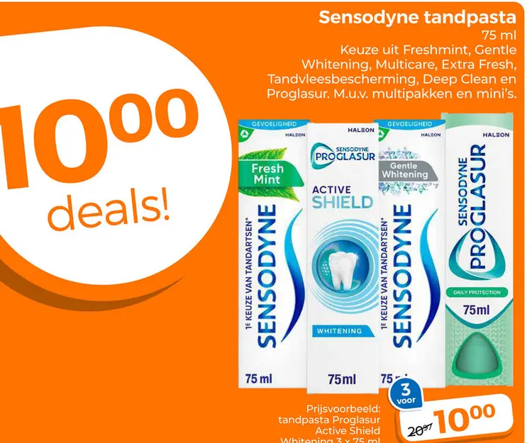 Aanbieding: Sensodyne tandpasta