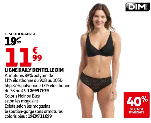 Offre: Soutien-gorge ligne daily dentelle