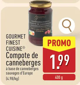 Offre: Compote de canneberges