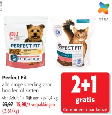 Promotie: Perfect Fit alle droge voeding voor honden of katten