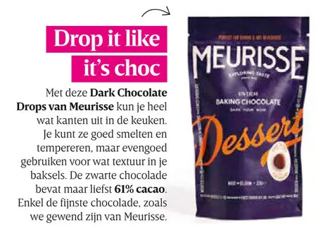 Promotie: Dark Chocolate Drops