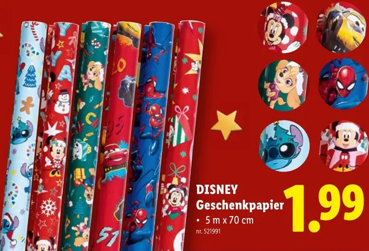 Promotie: Geschenkpapier