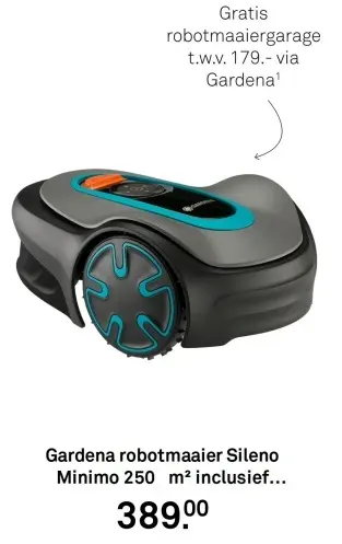 Aanbieding: robotmaaier Sileno Minimo 250 m²