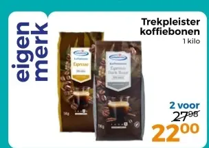 Aanbieding: Trekpleister koffiebonen