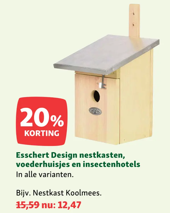Aanbieding: Nestkast Koolmees