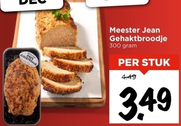 Aanbieding: Meester Jean Gehaktbroodje