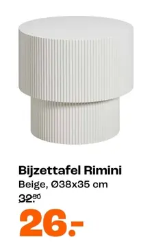 Aanbieding: Bijzettafel Rimini