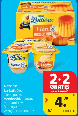Aanbieding: Dessert La Laitière