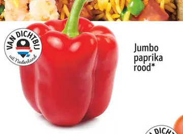 Aanbieding: Jumbo paprika rood