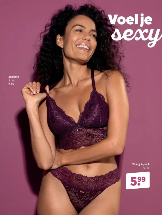 Aanbieding: Bralette en slip