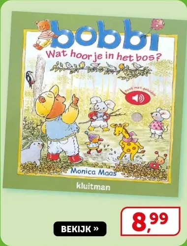 Aanbieding: Bobbi: Wat hoor je in het bos?