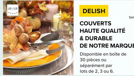 Offre: Couverts
