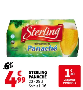 Promotie: Sterling panaché