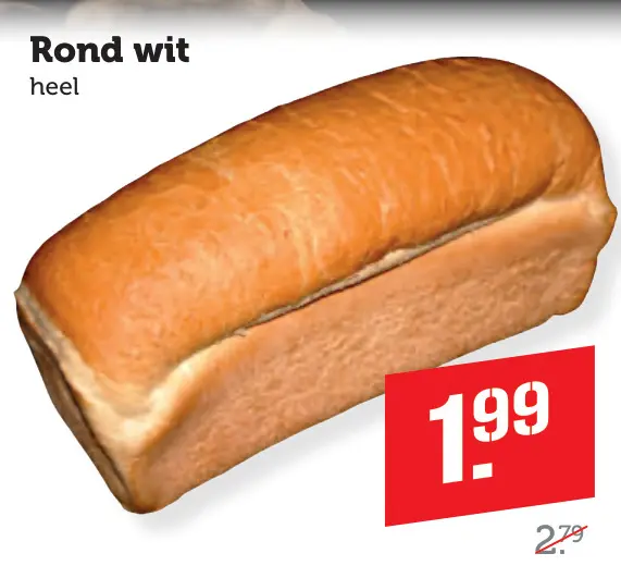 Aanbieding: Rond wit