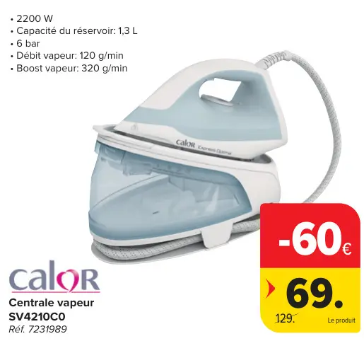 Offre: Centrale vapeur SV4210CO