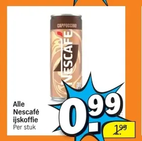 Aanbieding: Alle Nescafé IJskoffie