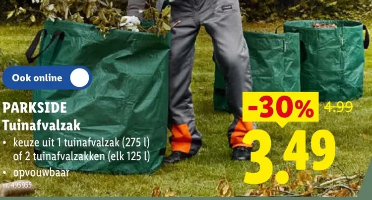 Promotie: PARKSIDE Tuinafvalzak