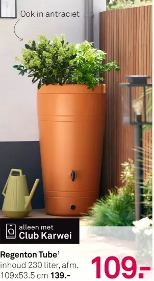 Aanbieding: Regenton Tube