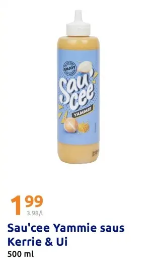 Aanbieding: Yammie saus Kerrie & Ui