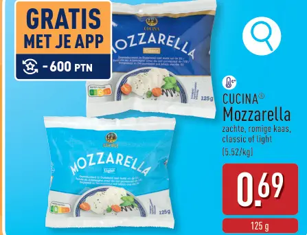 Promotie: Mozzarella