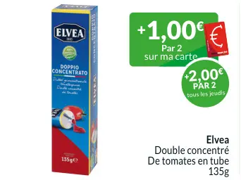 Offre: Double concentré De tomates en tube