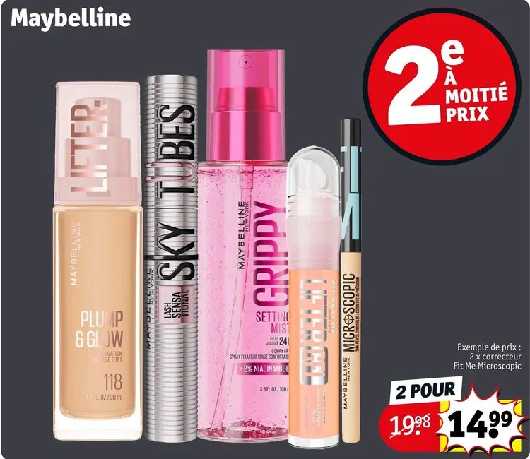 Offre: Gamme de maquillage
