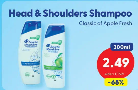 Aanbieding: Head & Shoulders Shampoo