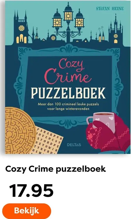 Aanbieding: Cozy Crime puzzelboek
