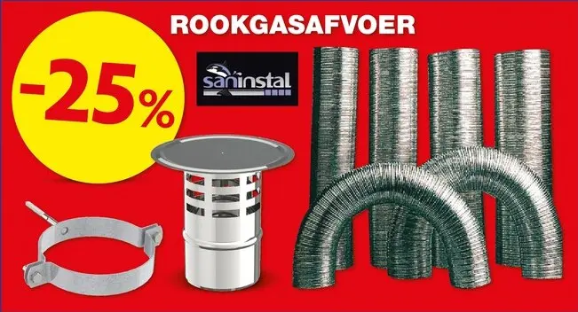 Promotie: Saninstal Rookgasafvoer