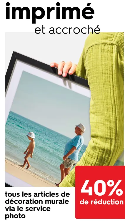 Offre: tous les articles de decoration murale via le service photo