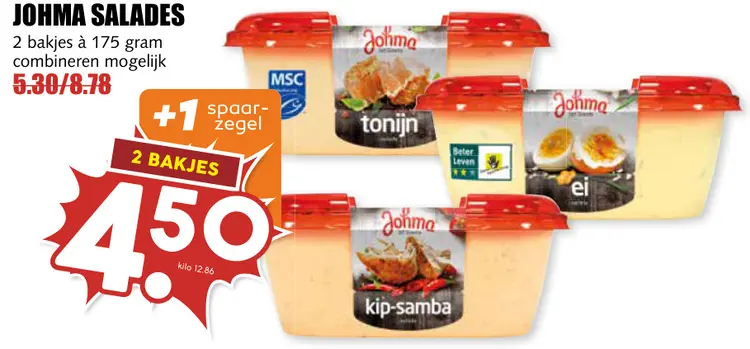 Aanbieding: Johma salades