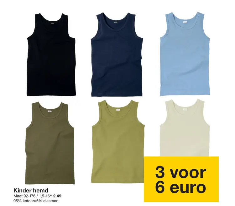 Promotie: Kinder hemd