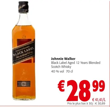 Offre: Johnnie Walker 