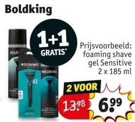 Aanbieding: foaming shave gel Sensitive