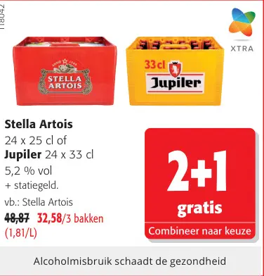 Promotie: Stella Artois of Jupiler