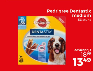 Aanbieding: Pedrigree Dentastix medium