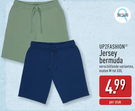 Promotie: Jersey bermuda