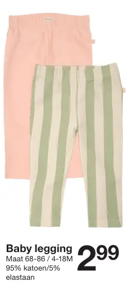 Promotie: Baby legging