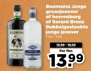 Aanbieding: Jonge graanjenever of beerenburg of Gerard Brons