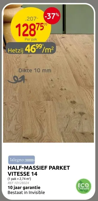 Promotie: Half-massief parket vitesse 14