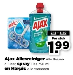 Aanbieding: Allesreiniger en Harpic